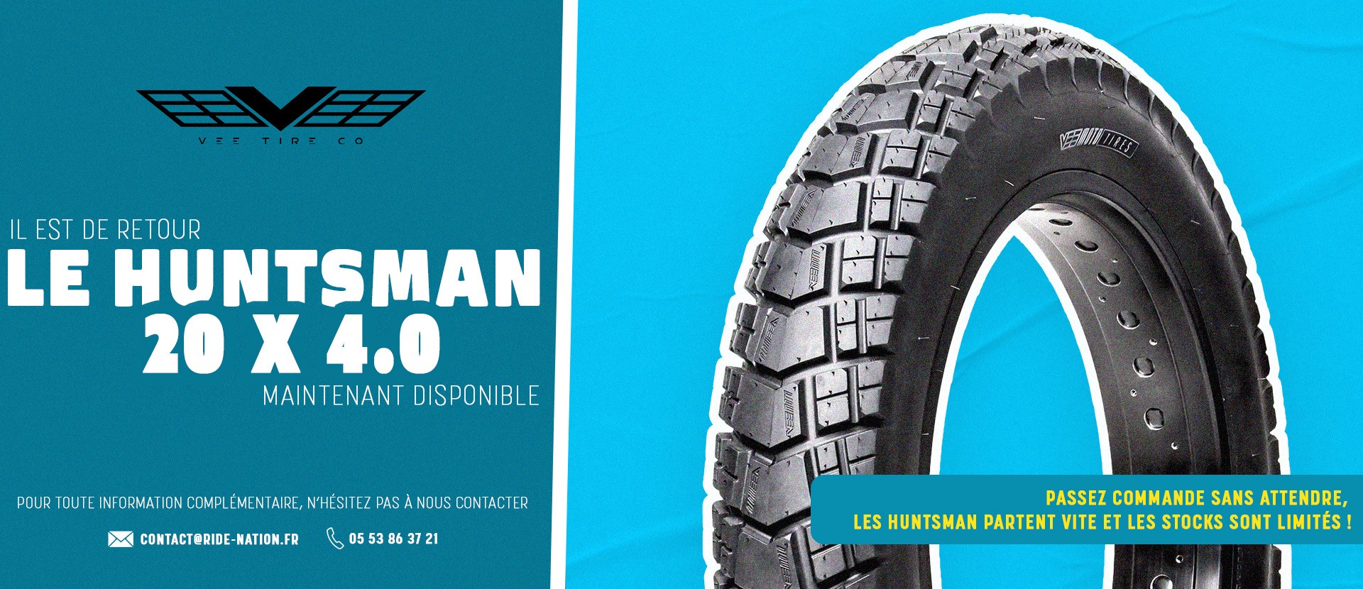 Les Huntsman 20 x 4.0 sont de retour !